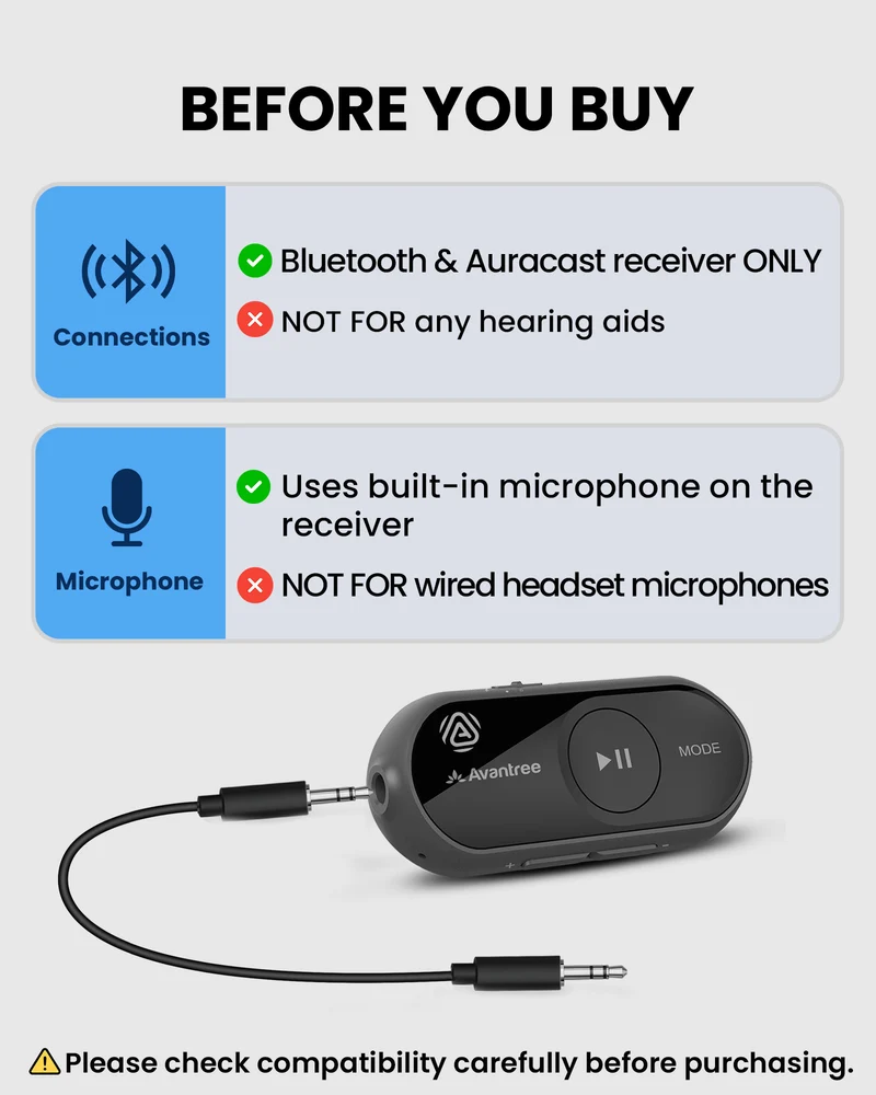 AuraGo (AS70P) | LE Audio Bluetooth Adapter for Headphones