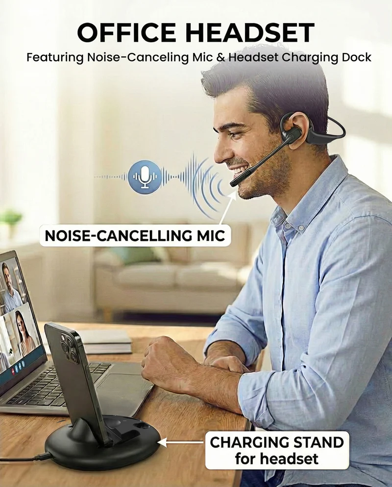 Lingo N21 | Open Ear Headphones with Mic