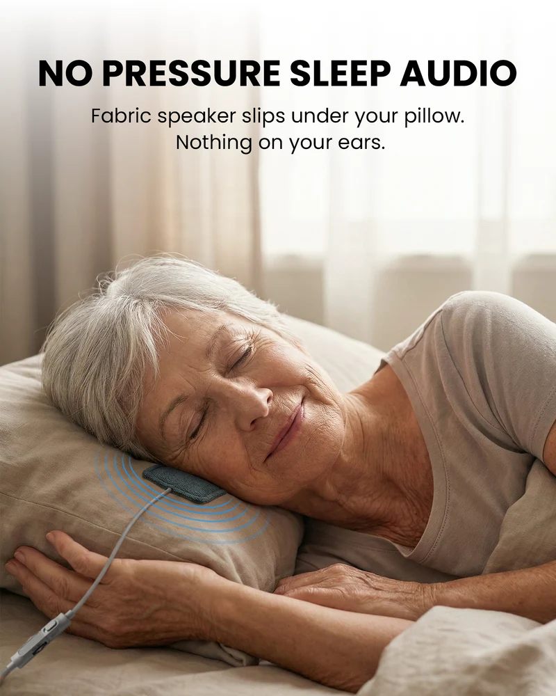 Slumber Duo | Wired Dual Pillow Speaker for Sleeping