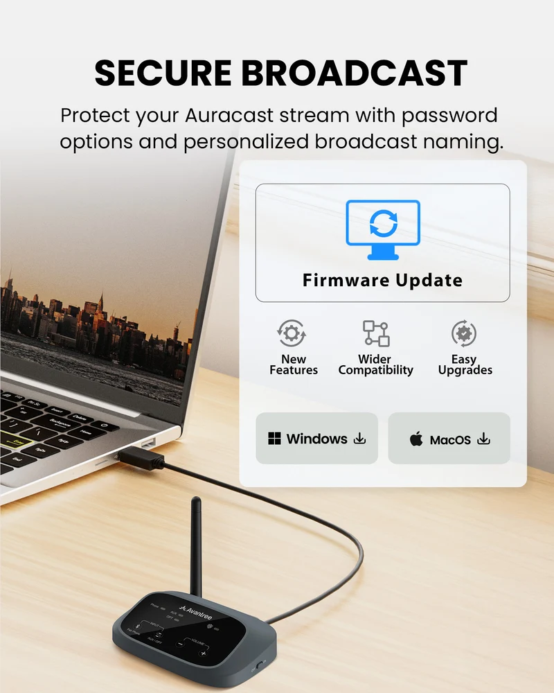 Harmony A3 | Auracast Audio Transmitter & Speaker Receiver Kit