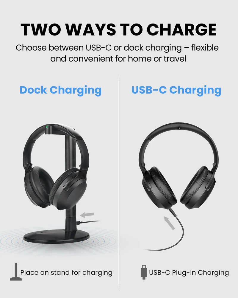 Aria Aura T | Wireless Auracast TV Headphones