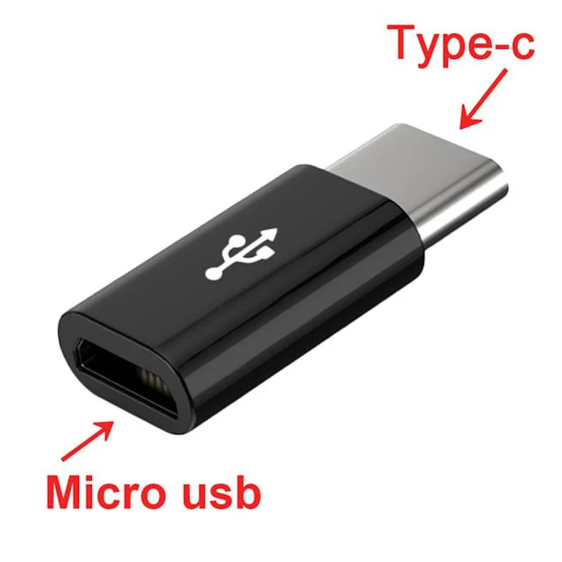 ORIGINAL MicroUSB > USB-C Ladekabel Adapter Samsung S8 S9 A5 Sony Huawei HTC LG