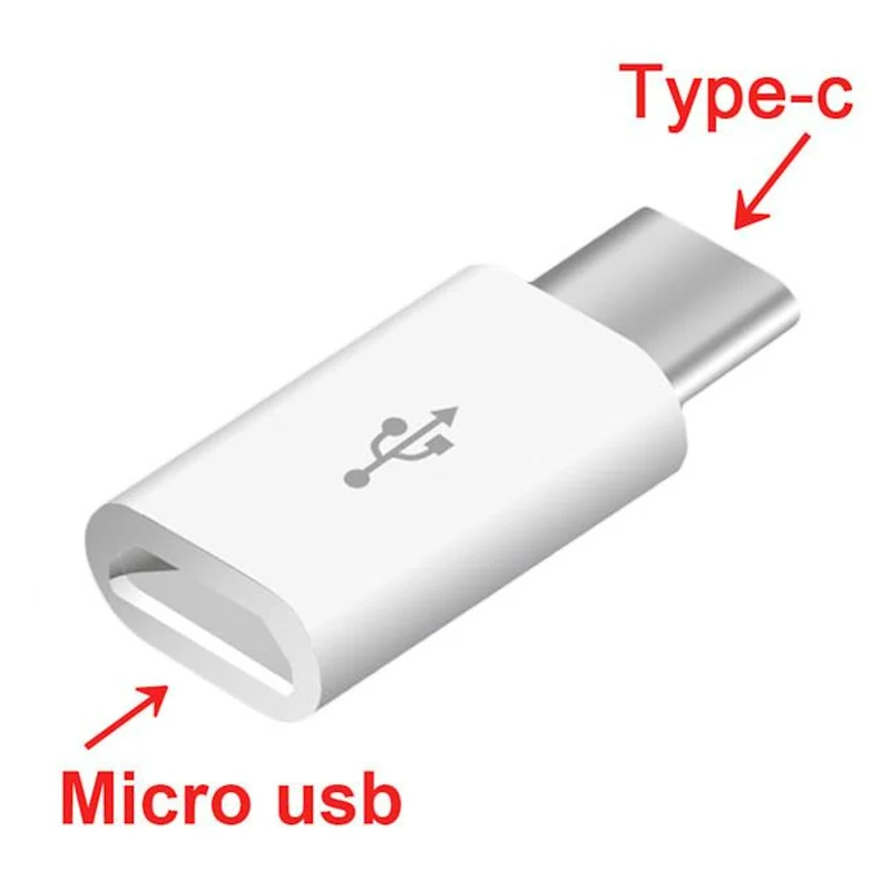 ORIGINAL MicroUSB > USB-C Ladekabel Adapter Samsung S8 S9 A5 Sony Huawei HTC LG