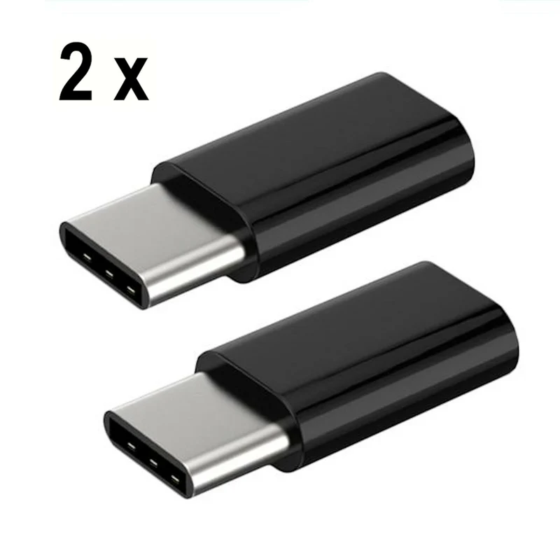 ORIGINAL MicroUSB > USB-C Ladekabel Adapter Samsung S8 S9 A5 Sony Huawei HTC LG