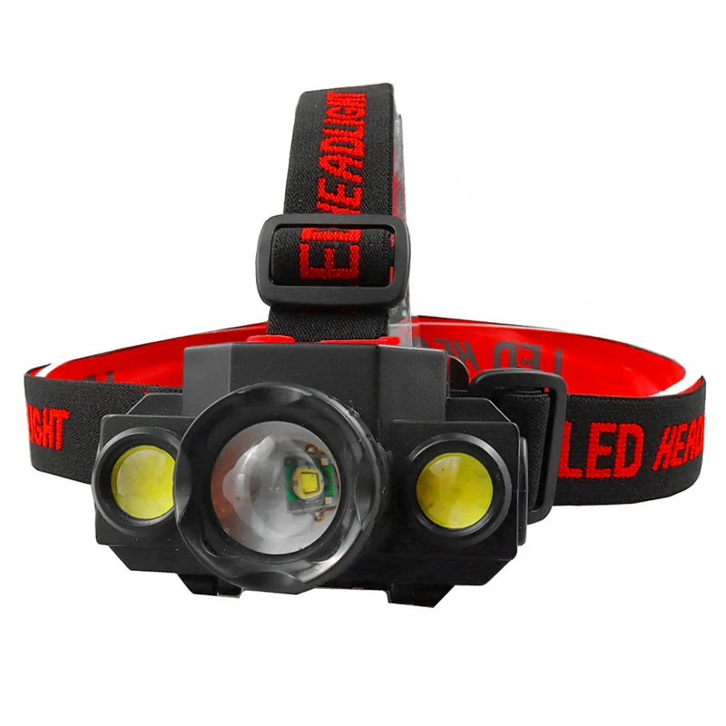 Superhelle LED Scheinwerfer Stirnlampe USB wiederaufladbare Nachtlampe T01