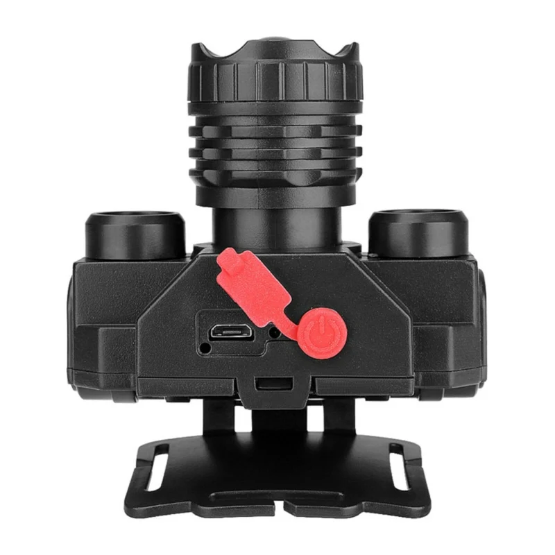 Superhelle LED Scheinwerfer Stirnlampe USB wiederaufladbare Nachtlampe T01