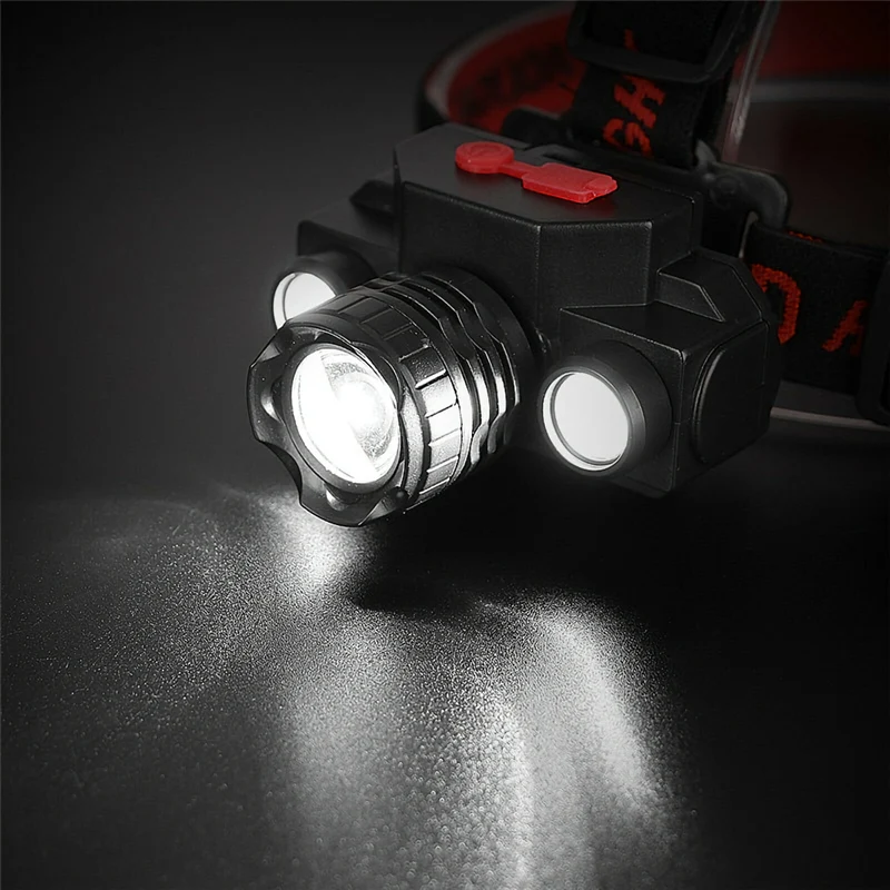 Superhelle LED Scheinwerfer Stirnlampe USB wiederaufladbare Nachtlampe T01
