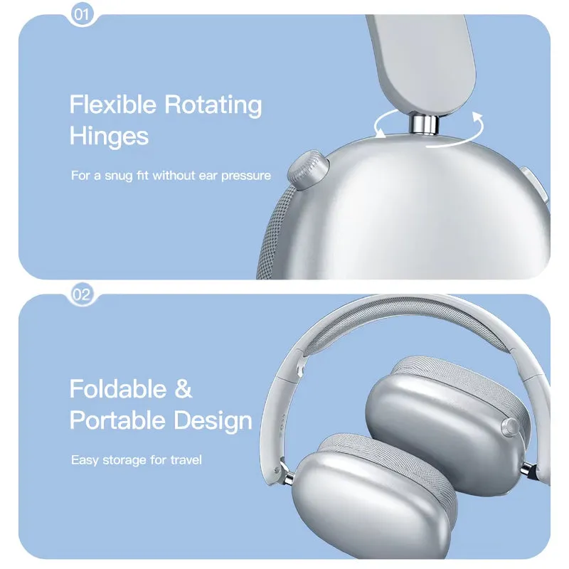 Wireless Bluetooth 5.3 Kopfhörer SY-T9 ENC Over Ear Stereo Headset