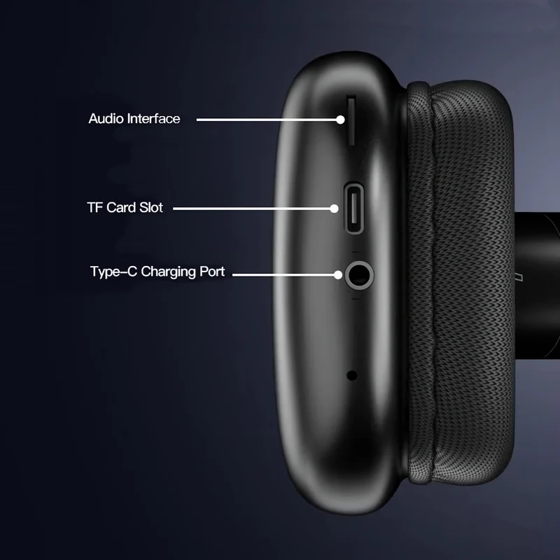Wireless Bluetooth 5.3 Kopfhörer SY-T9 ENC Over Ear Stereo Headset