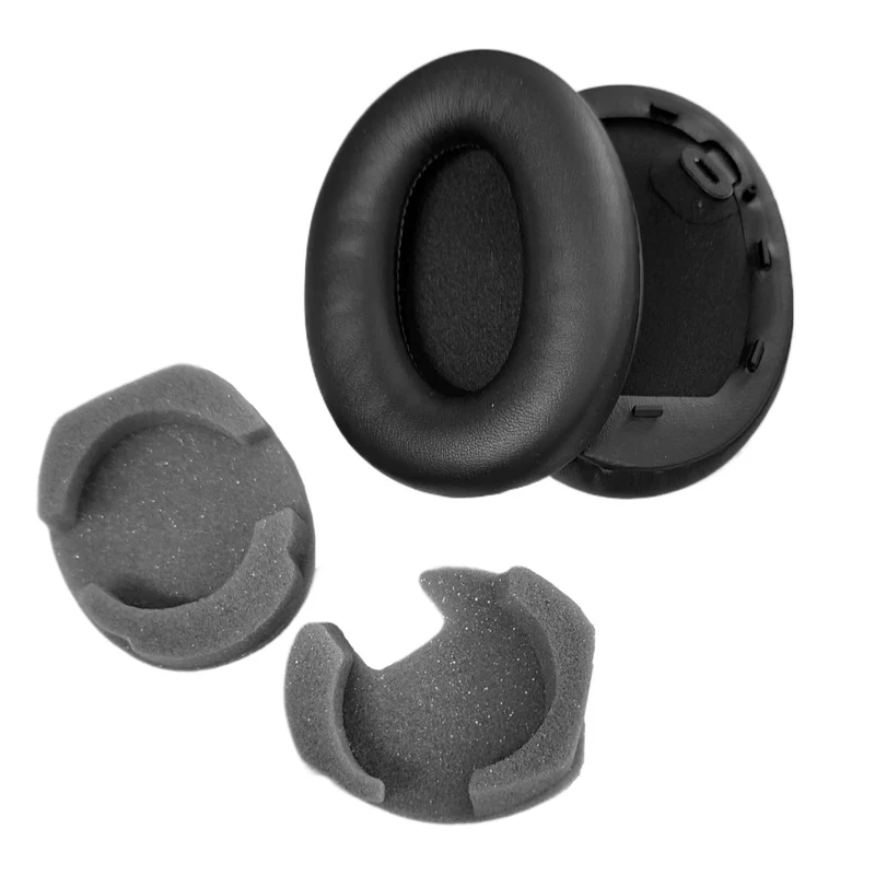 Ohrpolster für SONY WH-1000XM4 Schwarz Kopfhörer (WH1000XM4) Headphones