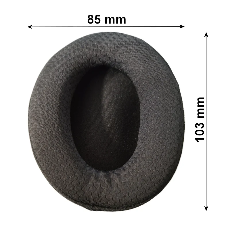 Ohrpolster für AKG Kopfhörer K361 K361BT K371 K371BT Mesh Stoff schwarz