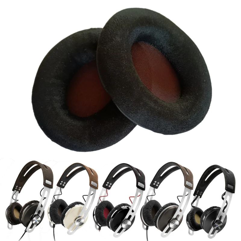 Ohrpolster für Sennheiser Kopfhörer Momentum On Ear Velour Braun