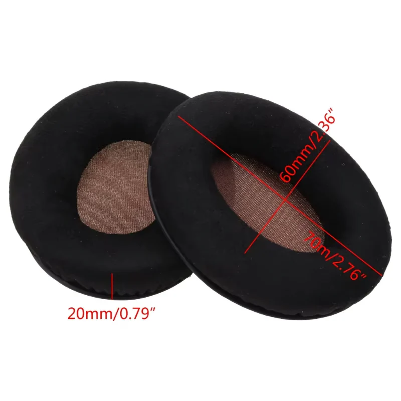 Ohrpolster für Sennheiser Kopfhörer Momentum On Ear Velour Braun