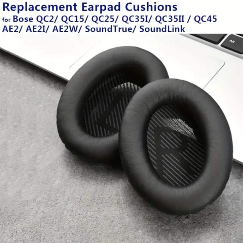 Ohrpolster für Bose QuietComfort QC35 QC15 QC45 QC25 Q35 II Schwarz
