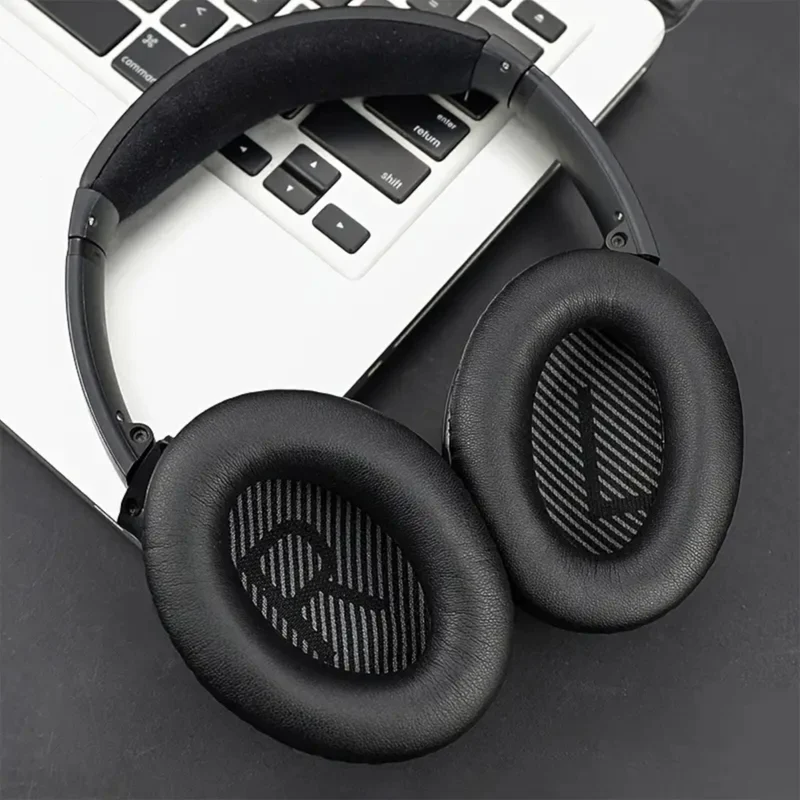 Ohrpolster für Bose QuietComfort QC35 QC15 QC45 QC25 Q35 II Schwarz