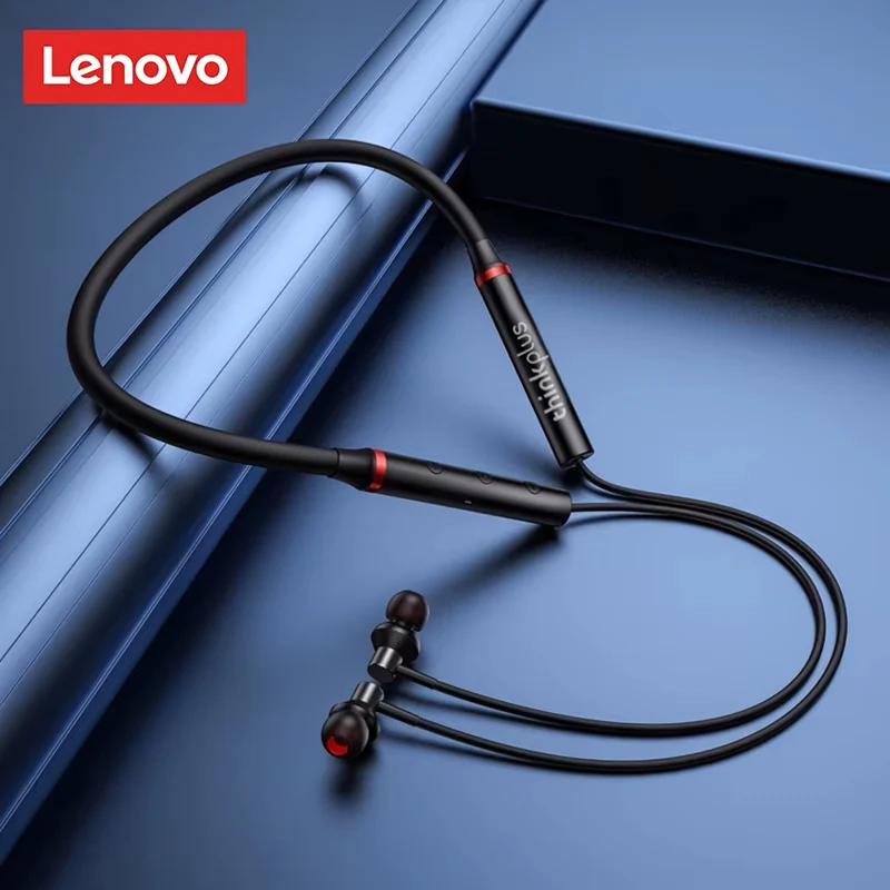 Lenovo HE05X Bluetooth-Kopfhörer | Kabellose Nackenbügel-Ohrhörer | Magnetisch