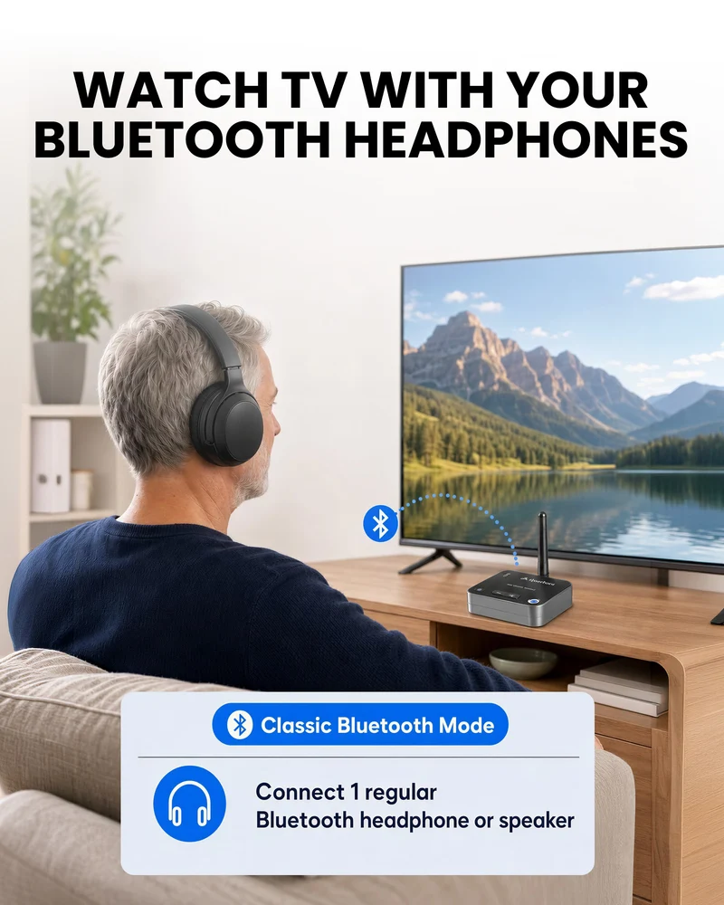Audikast 4 | Bluetooth & Auracast TV Transmitter