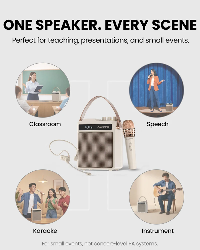 VoxAmp Duo | Wireless Speaker with Dual Microphones