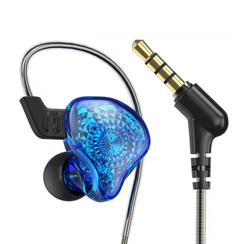 Original 3K K2 HD Professional HiFi Kopfhörer Headset Premium In-Ear Blau