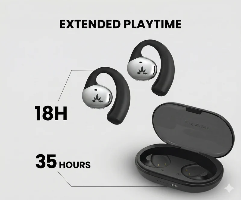 Pebble Aura | Open-Ear Auracast TV Earbuds