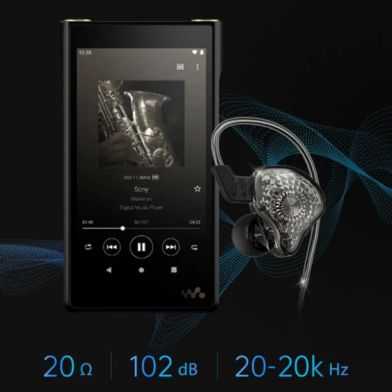 Original 3K K2 HD Professional HiFi Kopfhörer Headset Premium In-Ear Black