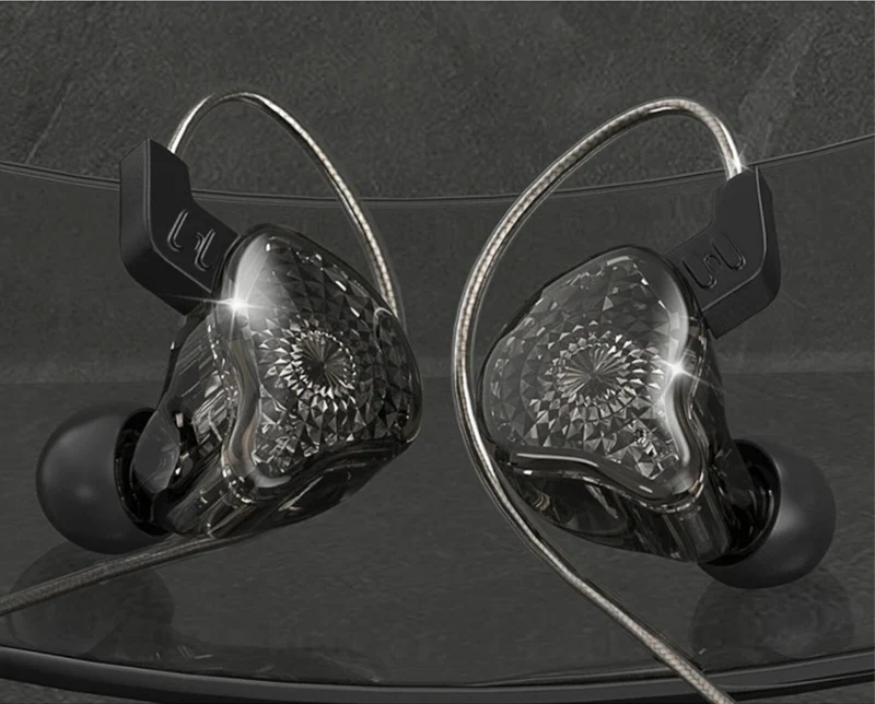 Original 3K K2 HD Professional HiFi Kopfhörer Headset Premium In-Ear Black