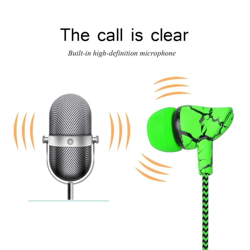 Super Bass In-Ear Kopfhörer Cracked Style Headset Earphone Headphone Cool