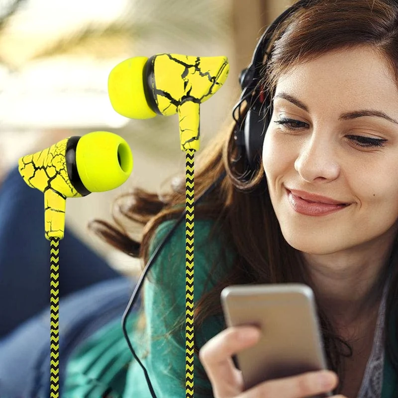 Super Bass In-Ear Kopfhörer Cracked Style Headset Earphone Headphone Cool