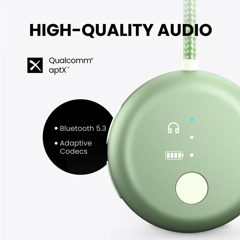 SoundJet R1 | Airplane Bluetooth Adapter for Two Headphones