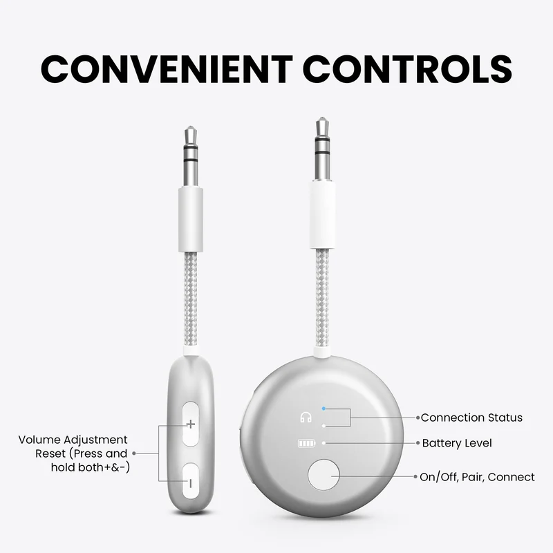 SoundJet R1 | Airplane Bluetooth Adapter for Two Headphones