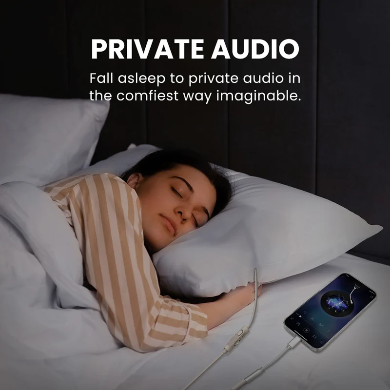 Slumber B | Wired Pillow Speaker for Sleeping