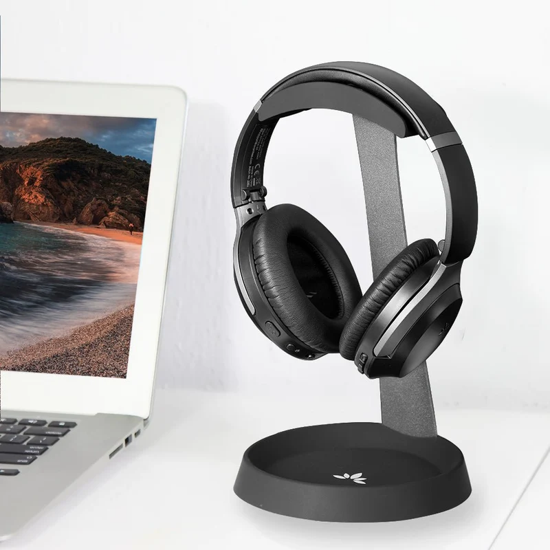 HS102 | Aluminum Headphone Stand with Cable Holder