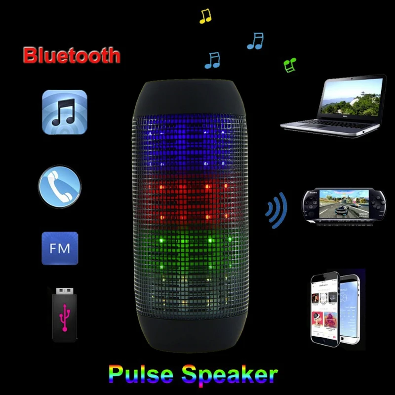 Bluetooth Sound Box SBP Lautsprecher Wireless MP3 SD USB AUX Schwarz Neu