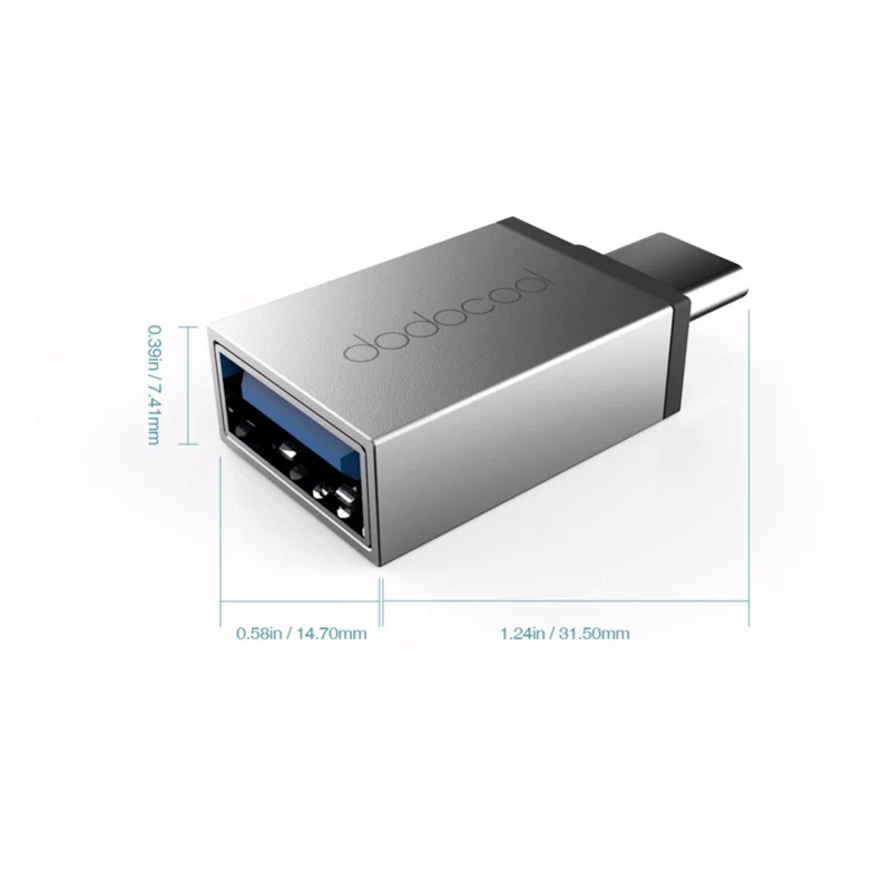 USB-C 3.1 zu USB -A 3.0 Adapter Stecker OTG Konverter Buchse Typ C auf A