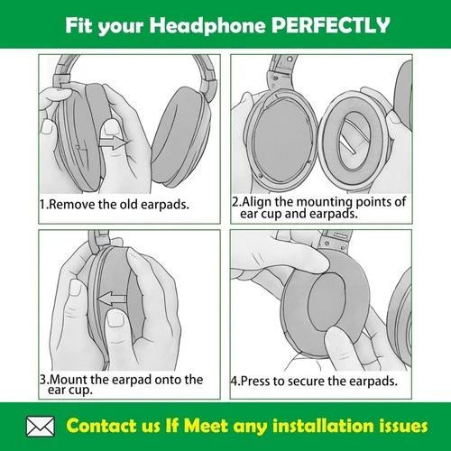 Kunstleder Ohrpolster Sennheiser Kopfhörer HD620S HD560S HD400Pro HD598 HD599...