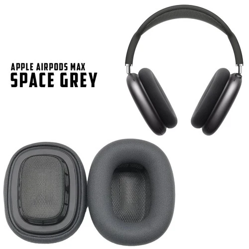 Ohrpolster für Apple AirPods Max Ersatzpolster Space Grau - Silber - Ear PAds