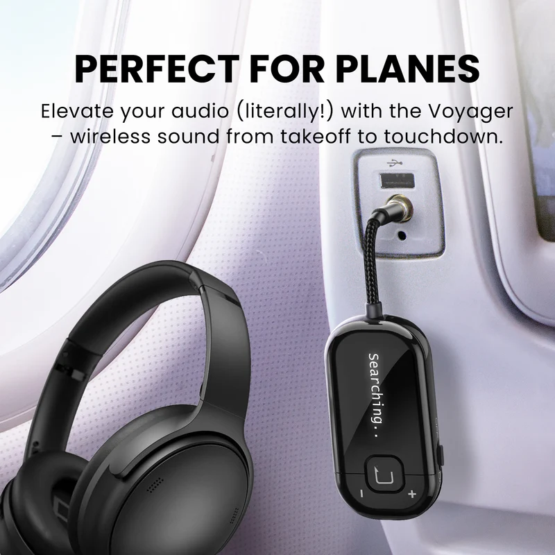 Voyager | Bluetooth Airplane Adapter with Auracast