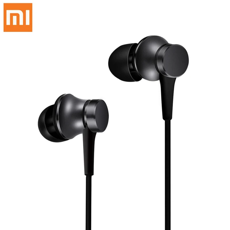 Original XIAOMI Piston Pro Basic Edition Kopfhörer Headset 3.5mm Schwarz