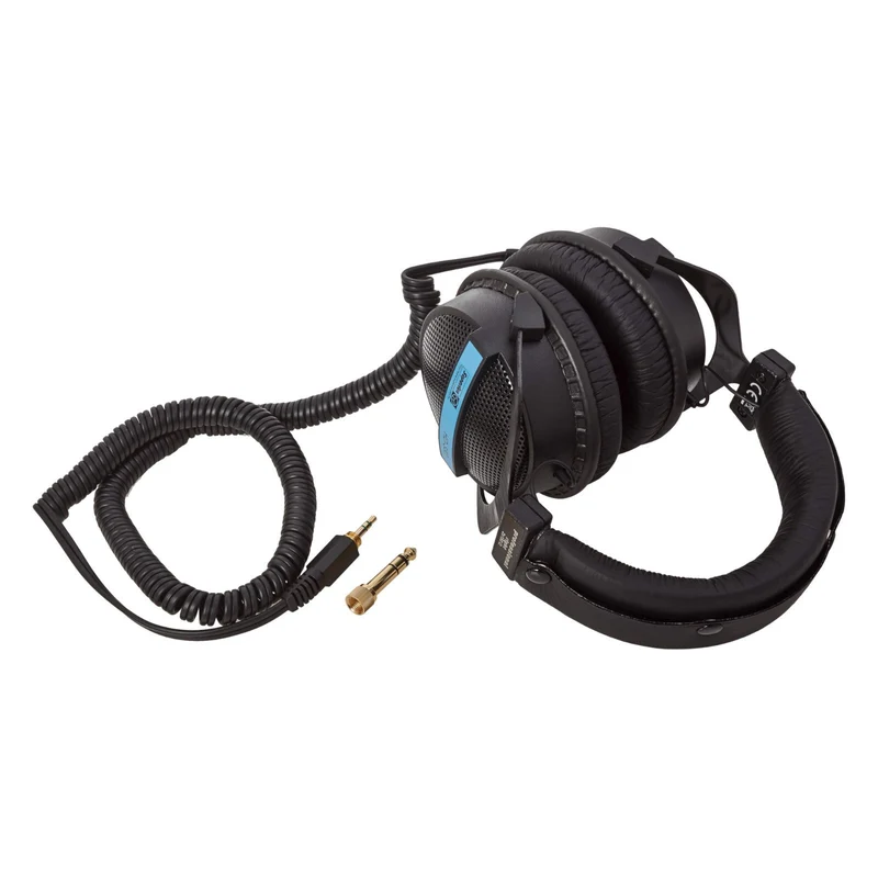 Superlux HD330 Stereo Kopfhörer Schwarz Silber mit Zubehör 6.3 mm Adapter Neu
