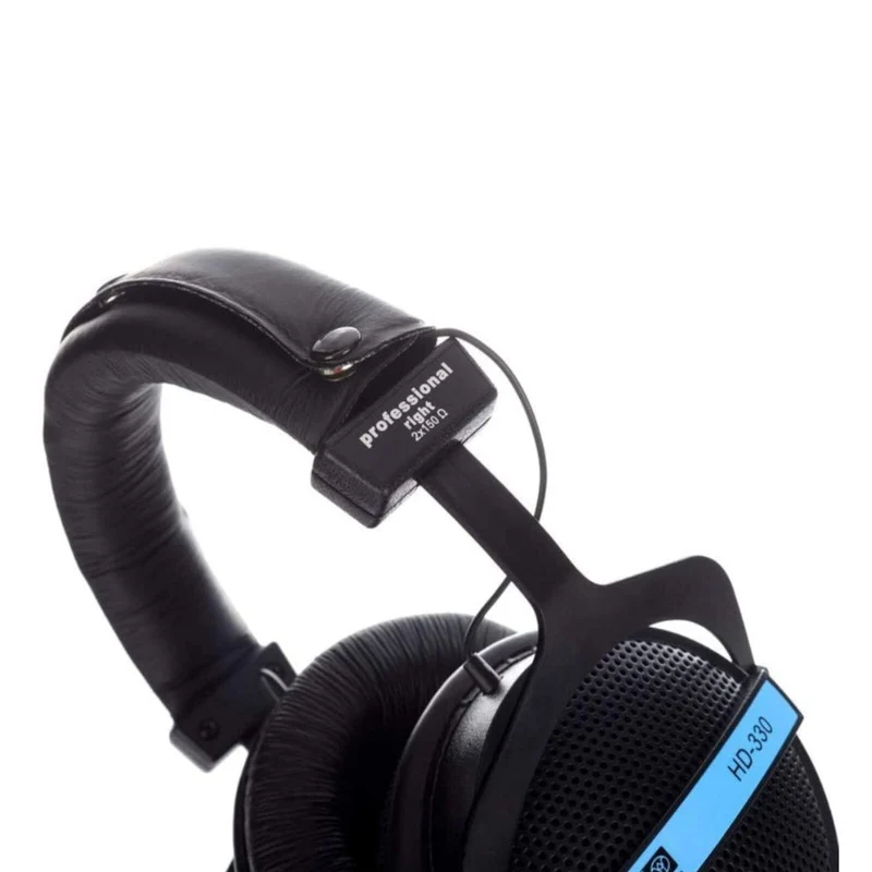 Superlux HD330 Stereo Kopfhörer Schwarz Silber mit Zubehör 6.3 mm Adapter Neu