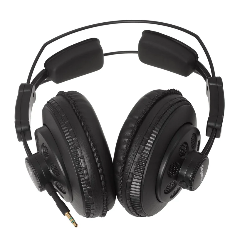 Superlux HD668B Stereo Kopfhörer Schwarz mit Zubehör 6.3 mm Adapter Neu