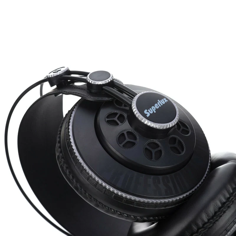 Superlux HD681 Stereo Kopfhörer Schwarz Grau mit Zubehör 6.3 mm Adapter Neu