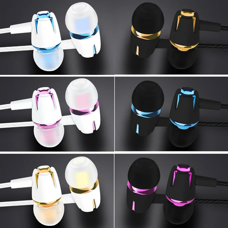 Super Bass In-Ear Kopfhörer Ohrhörer S9 Headset Earphone Headphone + Tasche