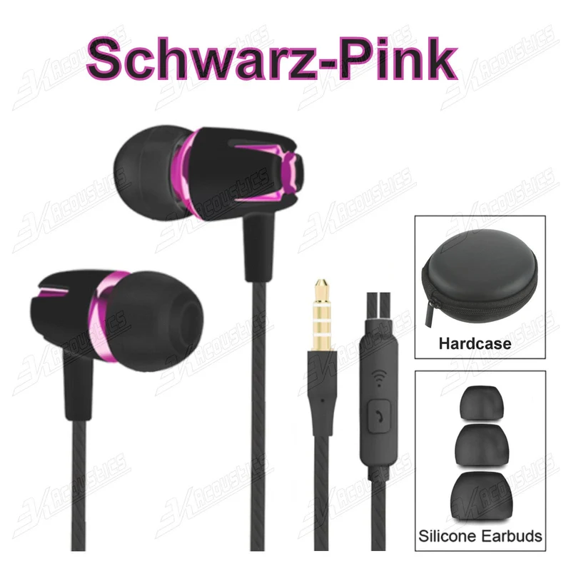 Super Bass In-Ear Kopfhörer Ohrhörer S9 Headset Earphone Headphone + Tasche
