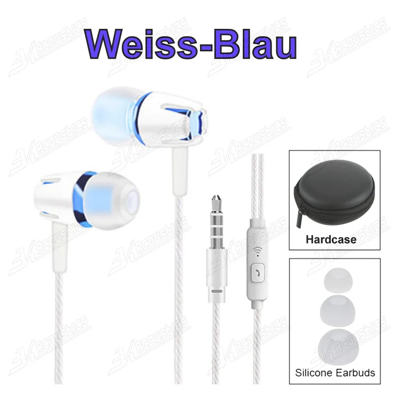 Super Bass In-Ear Kopfhörer Ohrhörer S9 Headset Earphone Headphone + Tasche