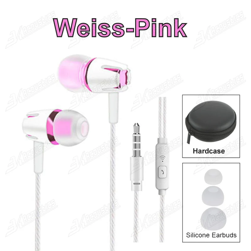 Super Bass In-Ear Kopfhörer Ohrhörer S9 Headset Earphone Headphone + Tasche