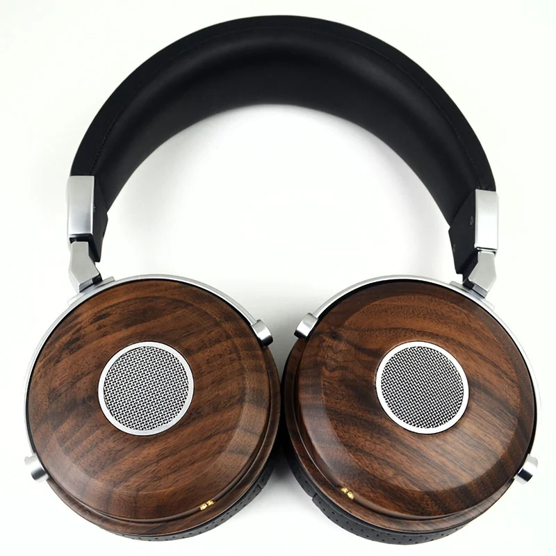 Premium Walnuss Holz Kopfhörer High End Headphone 50mm Treiber Super Klang B7-2