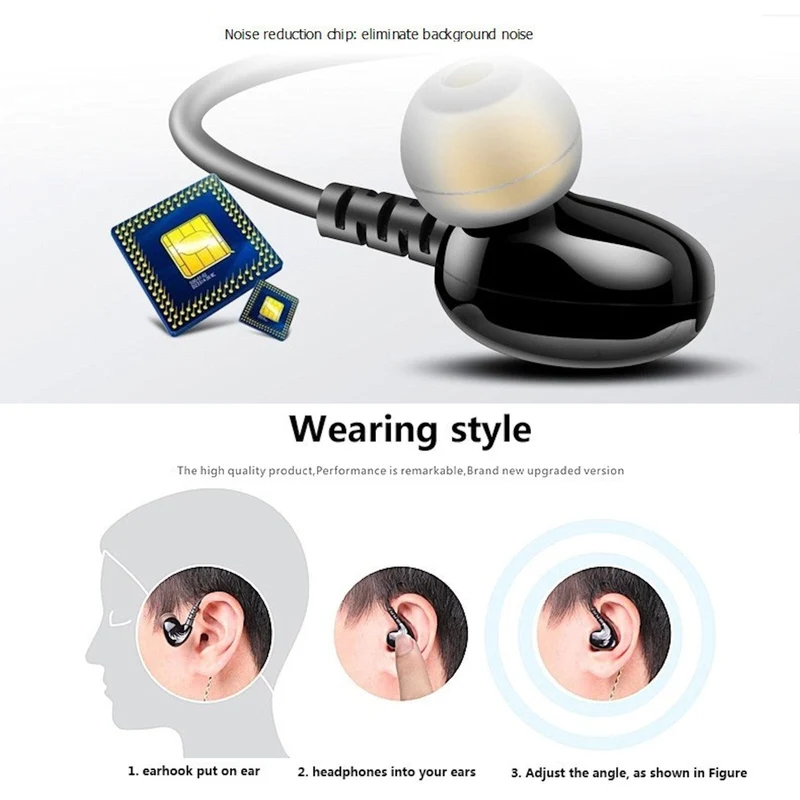 High-End Kopfhörer KZ-S6 Schwarz Pro Sports In-Ear Headphones in PU Hardcase