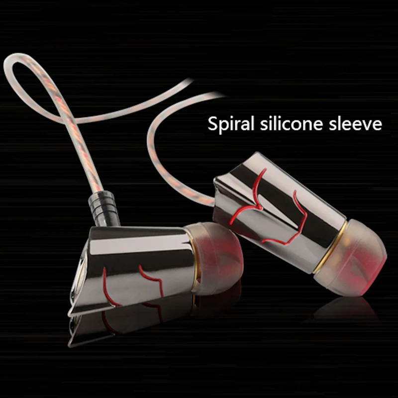High-End Kopfhörer KZ ED8 Pro Schwarz-Rot In-Ear Ohrhörer