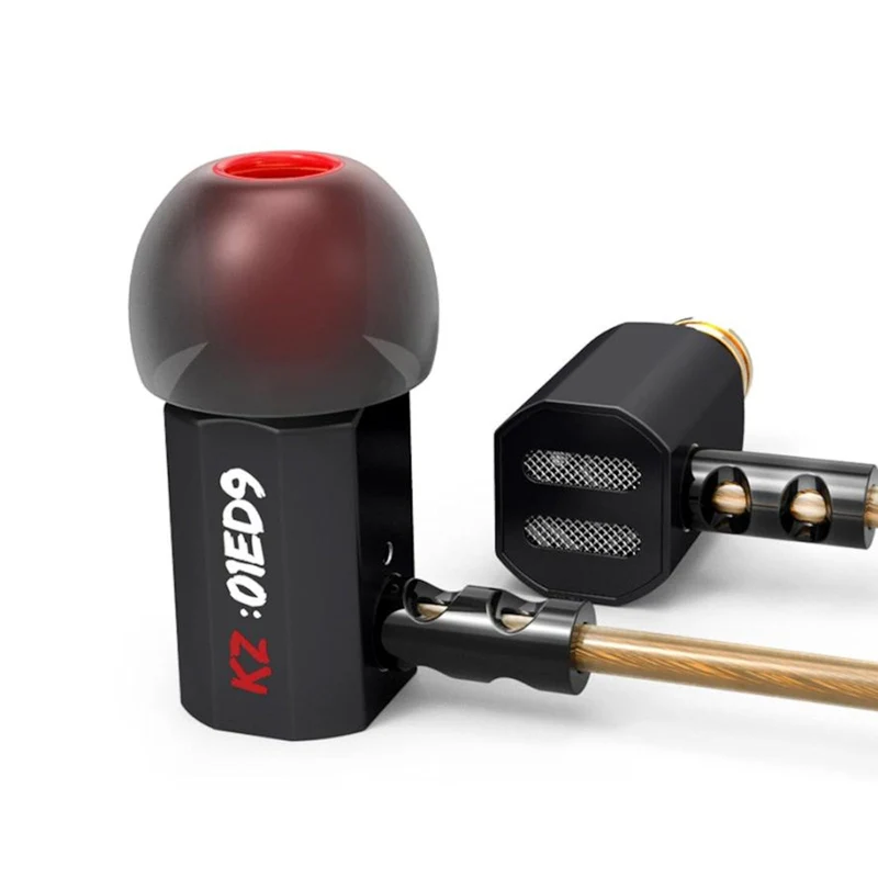 KZ ED9 – In-Ear Kopfhörer mit Hi-Fi Sound (Schwarz)